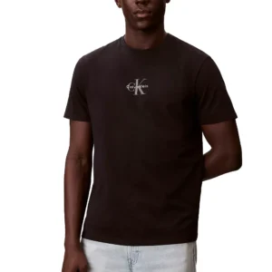 Calvin Klein T shirt Micro monolog LV04RB866GUB1 Black