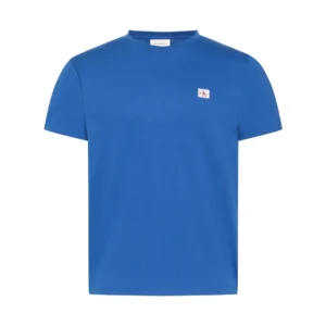 Calvin Klein T shirt badge 30s jersey LV04RC272G2ZU Classic Blue