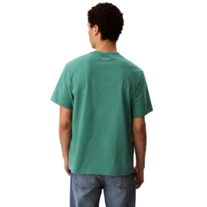 Calvin Klein T shirtEasy Collegiate badge tee LV04RF294GVFL Wild Green