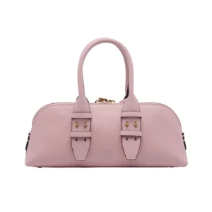 Pinko Borsa Bowling Bag Horizontal vitello morbido 105334A0QO P26Q Rosa Chiaro