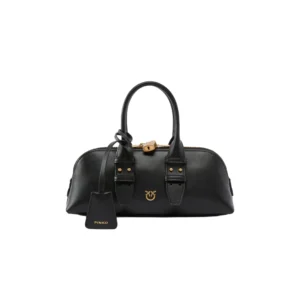 Pinko Borsa Bowling Bag Horizontal vitello morbido 105334A0QO Z99Q Nero