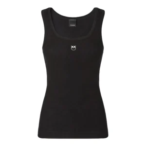 Pinko Canotta Costina cotone 100807A338 Z99 Black