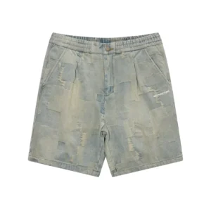 Acupuncture Bermuda Patch work HTEM822702315 Blue