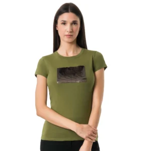 Armani Exchange t shirt donna 8NYTDL YJ73Z U7043 Savanna