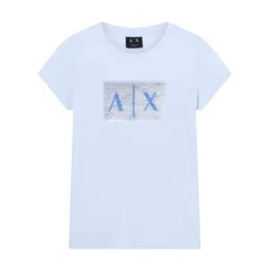 Armani Exchange t shirt donna 8NYTDL YJ73Z U9333 Glacial
