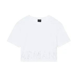 Armani Exchange t shirt donna XW001709 AF17172 U0002 Off White