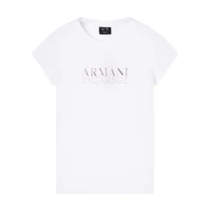 Armani Exchange t shirt donna XW001837 AF16294 U0002 Off white