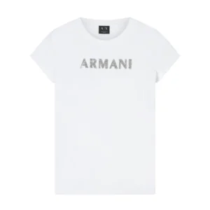 Armani Exchange t shirt donna XW002106 AF10356 U0002 Off White