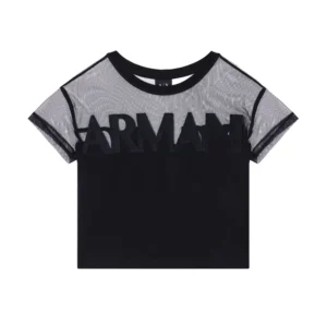 Armani Exchange t shirt donna XW002332 AF10356 UC001 Black