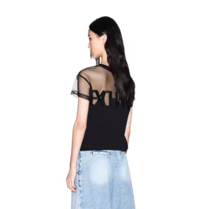 Armani Exchange t shirt donna XW002332 AF10356 UC001 Black