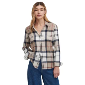 BARBOUR Camicia Bredon LSH1353BR37 Hessian Tartan
