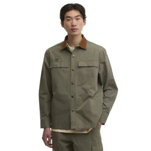 BARBOUR Camicia Spey Overshirt MOS0460OL52 Archive Olive