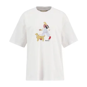 BARBOUR T shirt Derwent LTS0713WH11 White