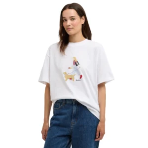 BARBOUR T shirt Derwent LTS0713WH11 White