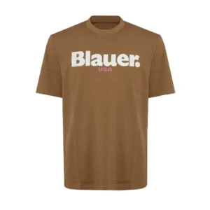 Blauer T shirt uomo Ernst 26SBLUH02299 7439 340 Nocciola