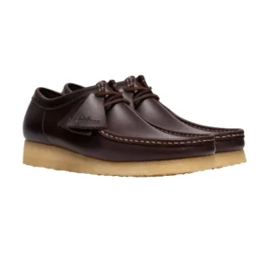 Clarks Wallabee 26186567 Pelle Marrone scuro