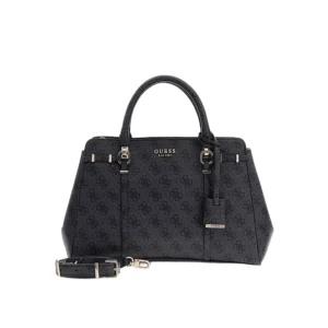 Guess Borsa Satchel Leona HWSG99 17060 Coal logo