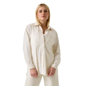 Guess Camicia lunga Nat V6RH00 WL232 G027 white