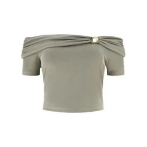 Guess Top Brigitte Off Shoulder W6GP12 K2935 G8CJ Sage Leaf