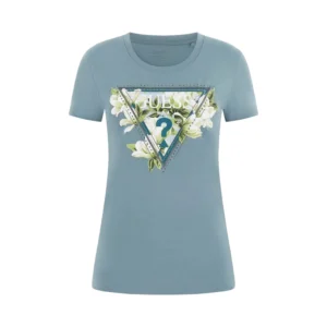 Guess t shirt Camelia Triangle Tee W6RI35 J1314 G7AI Heavy metal Grey