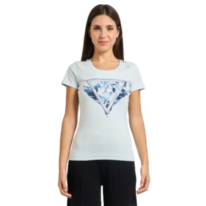 Guess t shirt Feather Triangle Tee W6GI11 K3026 A719 Sky High