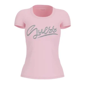Guess t shirt Script Tee W6RI24 J1314 A627 Delicate Pink