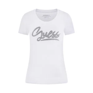 Guess t shirt Script Tee W6RI24 J1314 G011 Pure White
