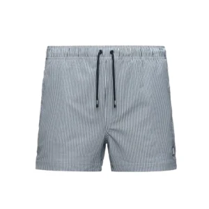 K-Way Boxer mare Hazel Mid Stripes Beach K8141KW ALD White Blue Depht