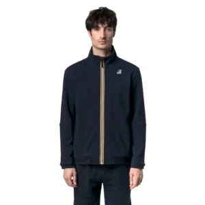 K-Way Felpa Pepin Poly Cotton K1126IW K89 Blue depht