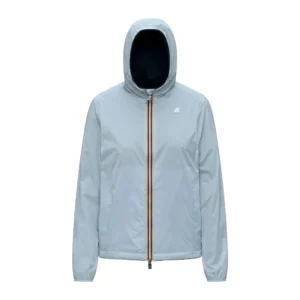 K-Way Giacca Corta Jake double Interlock K8134TW C8T Blue Depht Blue Dream