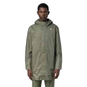 K-Way Giacca Media Tommy cotton 3layers K1122TW V15 Green Lichen