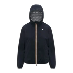 K-Way Lil 2.0 Stretch Dot giacca corta donna K21346W K89 Blue depht