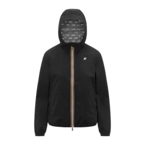 K-Way Lil 2.0 Stretch Dot giacca corta donna K21346W USY Black Pure