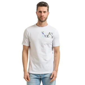 K-Way T shirt Odom Slim Jersey kway lettering K71354W 001 White