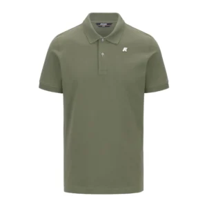 K-Way Uomo Polo Vinnie Pique K1125CW V15 Green Lichen