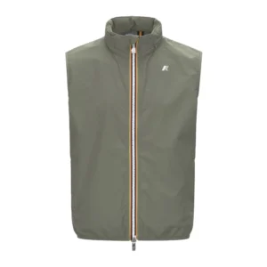 K-Way smanicato uomo Valen Stretch Dot K5127SW V15 Green Lichen
