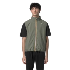K-Way smanicato uomo Valen Stretch Dot K5127SW V15 Green Lichen