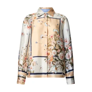 Liu Jo Camicia WA6357T2555 P9547 Blu bloom