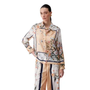 Liu Jo Camicia WA6357T2555 P9547 Blu bloom