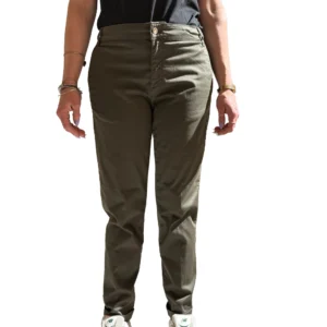 Liu Jo Pantalone Chino Risvolto WA6461T9257 90822 Dark Olive