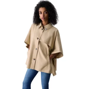 Liu Jo Poncho Trench 2A6002T0300 00133 Sabbia