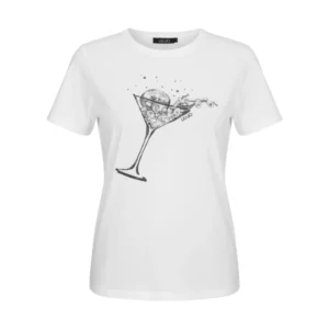 Liu Jo T shirt WA6237JS923ECS P9332 Bianco Drink