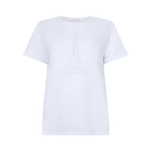 Liu Jo T shirt WA6413JS904ECS P9690 Bianco Paris