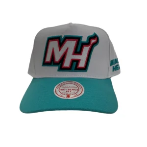 Mitchell & Ness Cappello NBA LEGENDARY AWAY PRO SNAPBACK MIAMI HEAT HP16472-MHEWHIT White