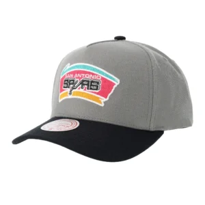 Mitchell & Ness Cappello Team Colour HWC Wordmark Pro Crown San Antonio Spurs HP13761-SASGREY Grey