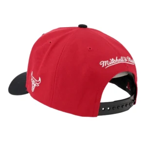 Mitchell & Ness Cappello Team Colour Logo NBA Pro Crown Chicago Bulls HP13760-CBURED1 Red