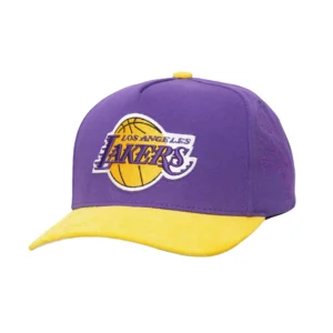 Mitchell & Ness Cappello Team Colour Logo NBA Pro Crown Los Angelels Lakers HP13760-LALPURP Purple