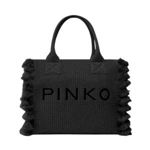 Pinko Borsa Beach Shopper Rafia 106673A39Y Z99Q Nero