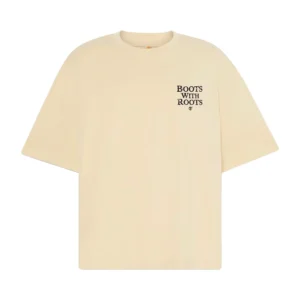 Timberland T-shirt Short Sleeve Timbs On my feet TBC0YH332601 Putty