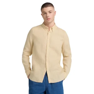 Timberland Camicia Mill Brook Linen TB0A2DC3Y941 Safari
